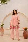 KF 1132 Kalaai Chanderi Silk Embroidery Kurti With Bottom
